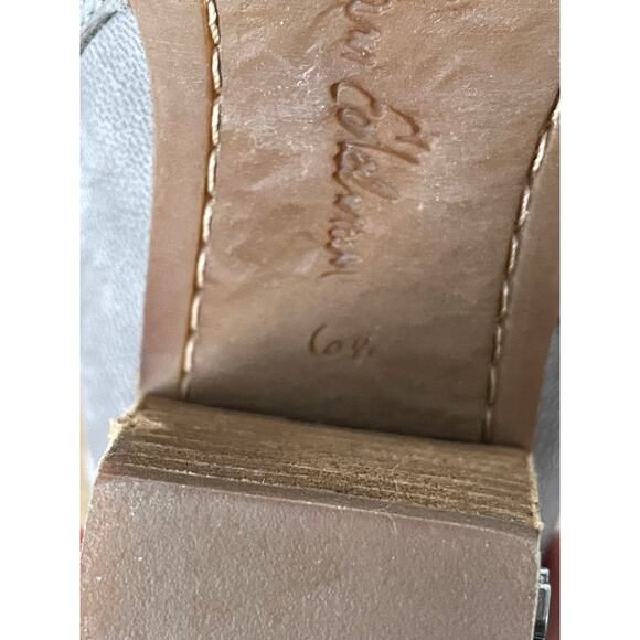 Sam Edelman Studded Leather Ankle Boots Gray Taupe - Picture 10 of 10